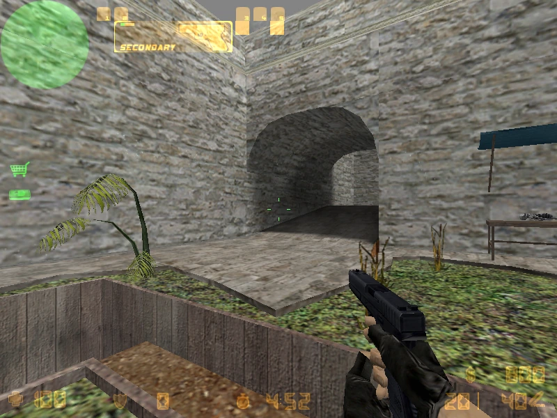 First-person view on de_aztec from this release